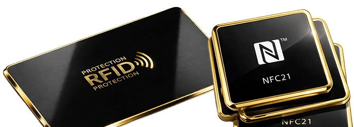 NFC and RFID chip illustration